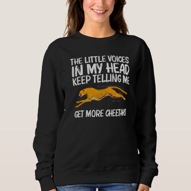 Cute Cheetah For Men Women African Safari Wildlife Sweatshirt (Vorderseite)