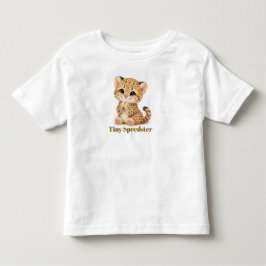 Cute Cheetah Toddler T-Shirt, cute kitten Kleinkind T-shirt