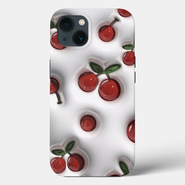 Cute Cherry Aesthetic Phone Case 🍒✨ (Rückseite)