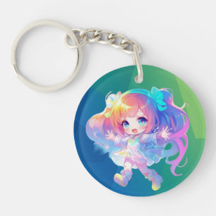 Cute Chibi Danser 1 Porte - clé