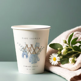 Cute Chic Boy Baby Clothes Essential Baby Shower Pappbecher