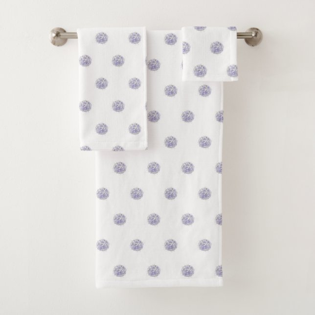 Cute Chic Motif Lavande Polka Point (En situation)
