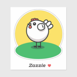 Cute Chicken Aufkleber
