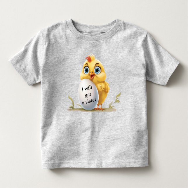 Cute Chicken Kleinkind T-shirt (Vorderseite)