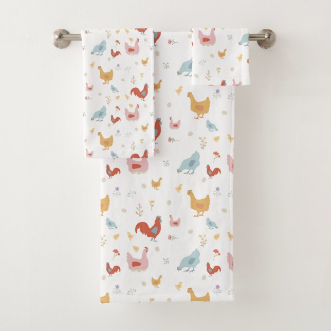 Cute Chickens Hens and Baby Chicks (En situation)