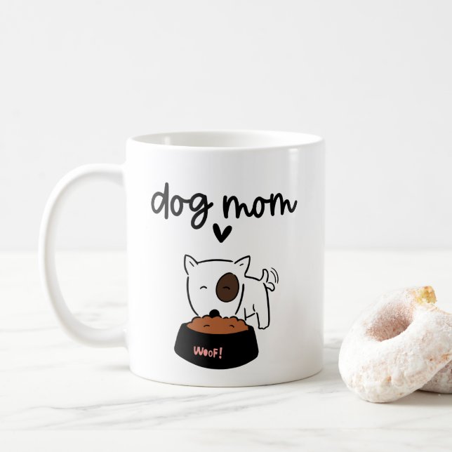 Cute Chien Maman tasses de café (Avec donut)
