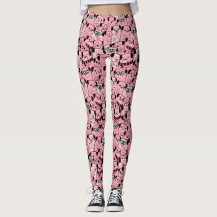 Cute Chien Motif Leggings