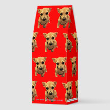 Cute Chihuahua Dog Red Personalized Roasted Coffee