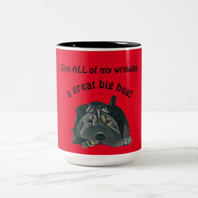 Cute Chinoise Shar Pei Mug (Centre)