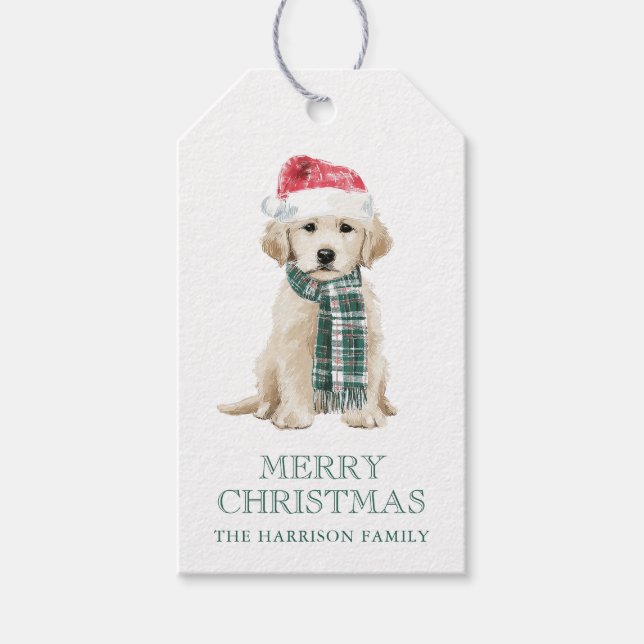 Cute Christmas Dogs Geschenkanhänger (Vorderseite)
