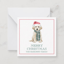 Cute Christmas Dogs Gift Enclosure Mitteilungskarte