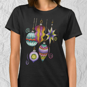 Cute Christmas, Elegant and Fancy Glass Ornaments T-Shirt