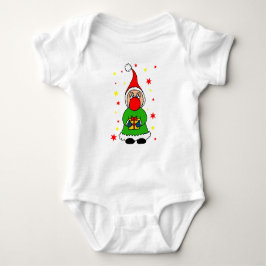 Cute Christmas elf Baby Strampler