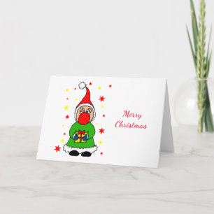 Cute Christmas elf Karte