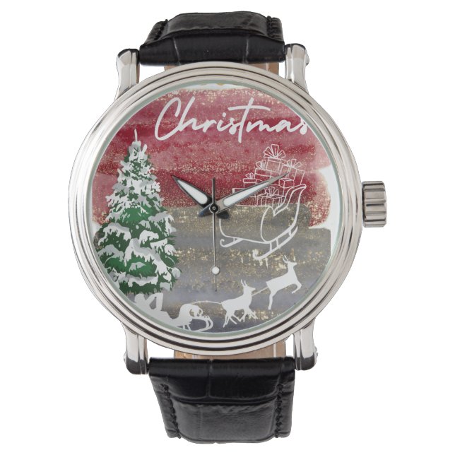 Cute Christmas Gift  Armbanduhr (Vorderseite)