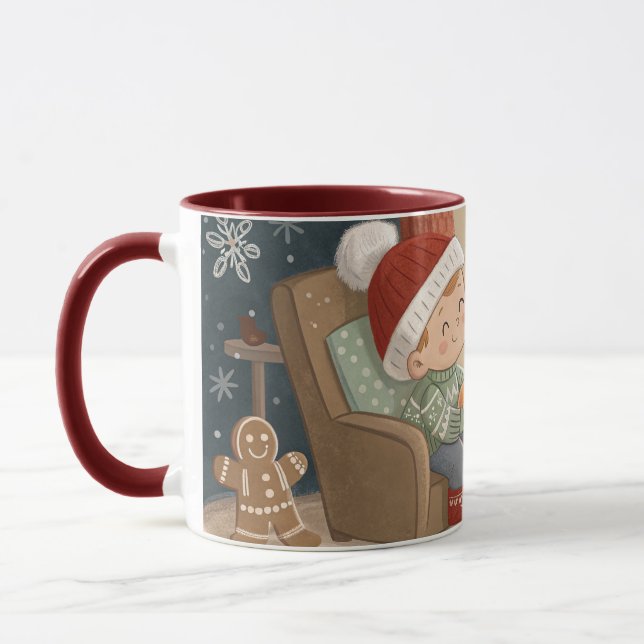 cute christmas mug tasse (Links)