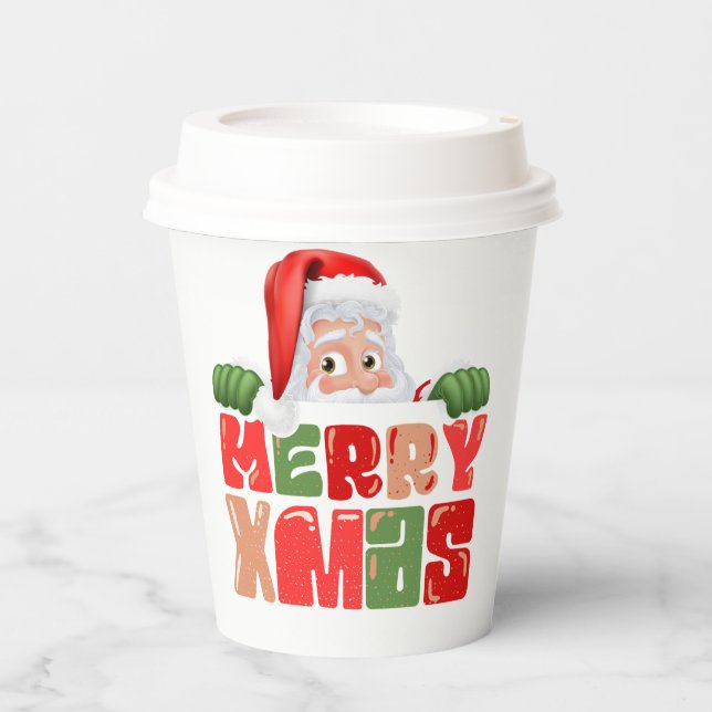 Cute Christmas Pappbecher (Vorderseite)
