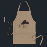 Cute Christmas Primitive Snowman Schürze<br><div class="desc">Original art created by Visages store owner,  Deborah Miller</div>