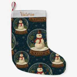 Cute Christmas Snowman Stocking Kleiner Weihnachtsstrumpf