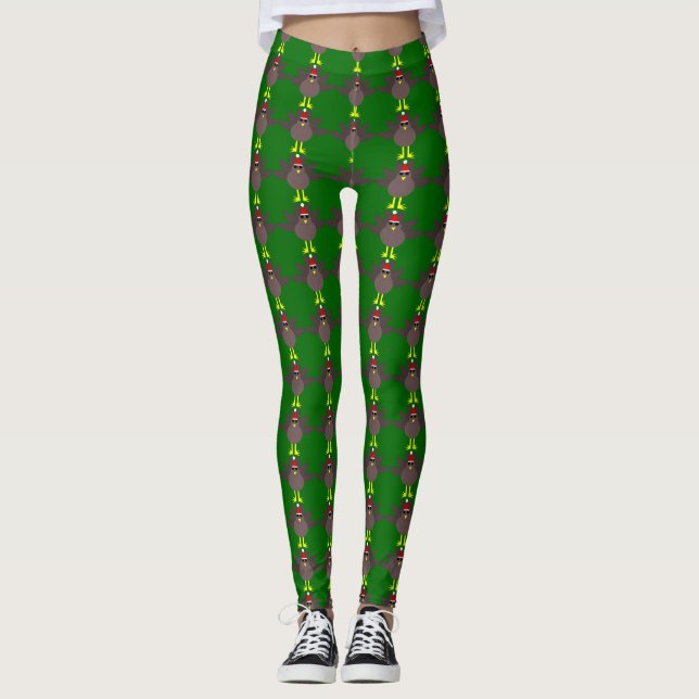 Cute Christmas Turquie Leggings (Devant)