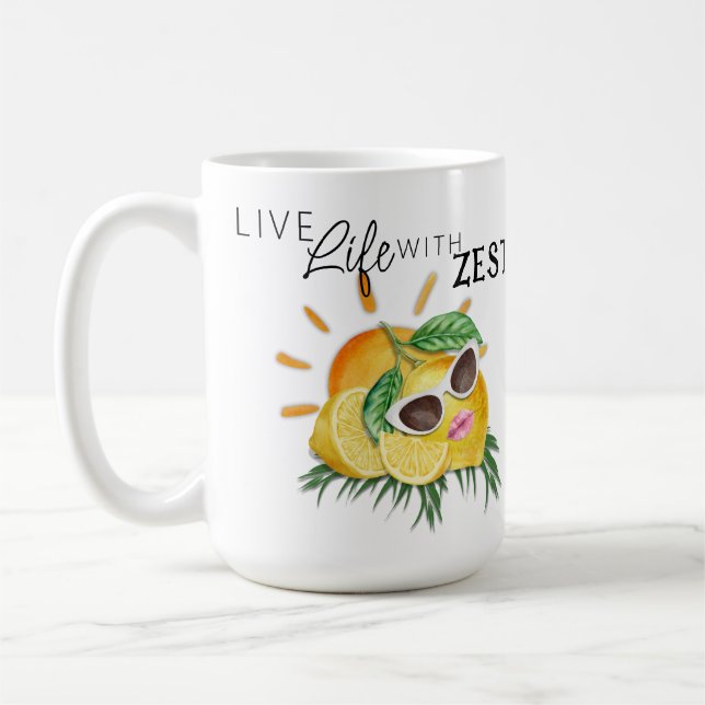Cute citron Zest Mug (Gauche)