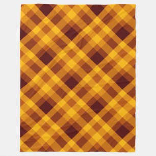 Cute Citrouille Orange Plaid Grosse couverture en 