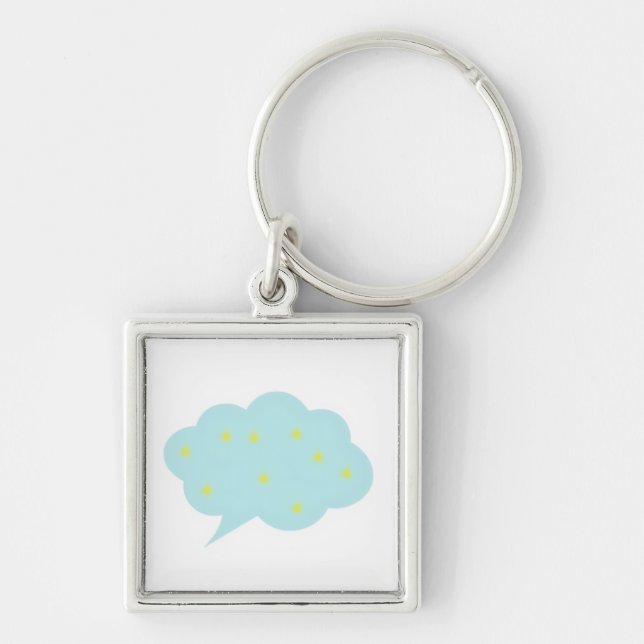 Cute Cloud Keychain Schlüsselanhänger (Vorne)
