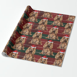 Cute Cocker Spaniel Fun Dog Lover Christmas Geschenkpapier