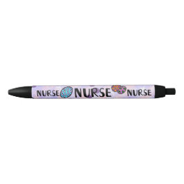 Cute Colorée Nurse Purple Stylo