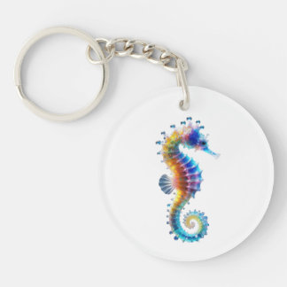 Cute Colorful Seahorses Schlüsselanhänger