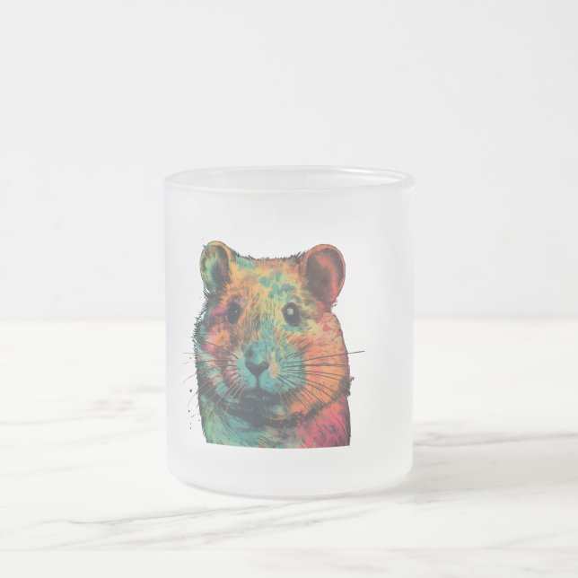 cute colour full hamster art design  mattglastasse (Mittel)