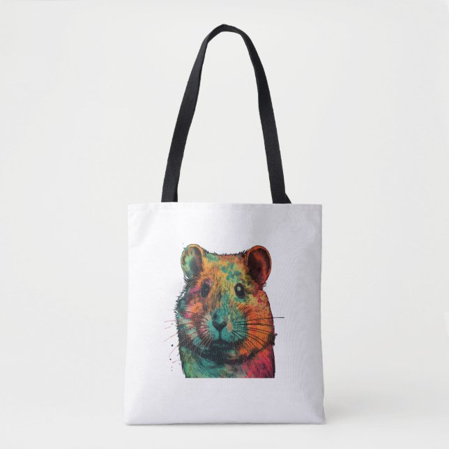 cute colour full hamster art design  tasche (Vorderseite)