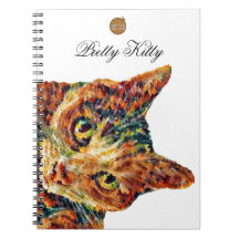 Cute Colourful Cat Notebook