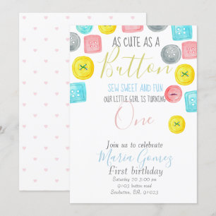 Cute comme une invitation à la fête pour enfants