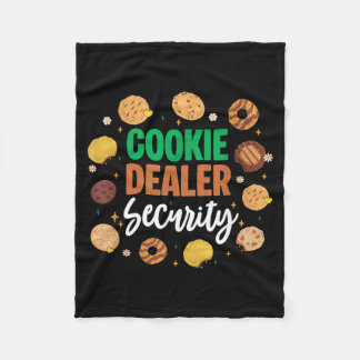 Cute Cookie Dealer Security Cookie Seller Baker Fleecedecke