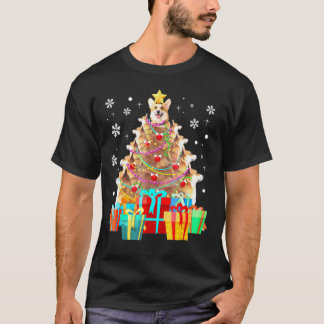 Cute Corgi Christmas Tree Xmas For Corgi T-Shirt