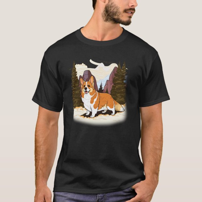 Cute Corgi Cool Pembroke Welsh Corgi  15 T-Shirt (Vorderseite)