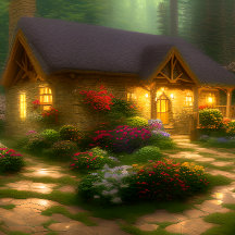 Cute Cottage Jigsaw Puzzle
