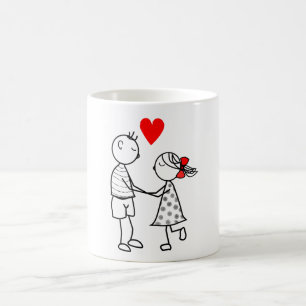 Cute Couple Café Mug