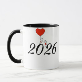 Cute Couple Love Mug – Romantic Cartoon Heart Desi
