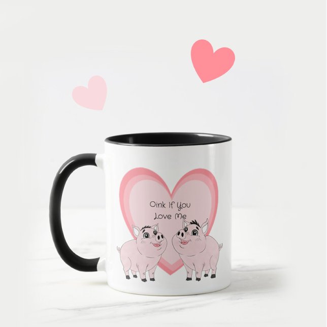 Cute couple of pink piggy tasse (Von Creator hochgeladen)