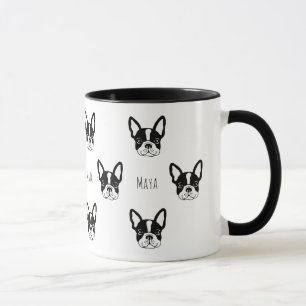 Cute coutume taureau français mug