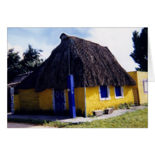 Cute Cozumel Toit de chaume Maison
