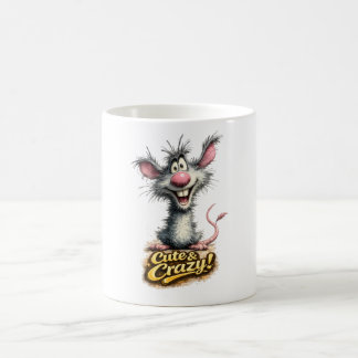 🐭💥 “Cute & Crazy!” Mug ☕😜