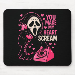 Cute Creepy Horror Lässt Mein Herz Schreien Valent Mousepad