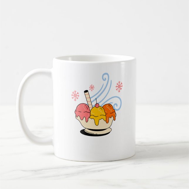 Cute crème glacée Mug (Gauche)