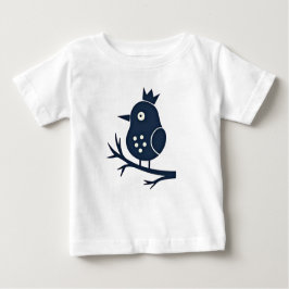 Cute Crowned Bird Toddler T-Shirt