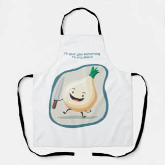 Cute cuisinier drôle et pointu ou cuire un tablier