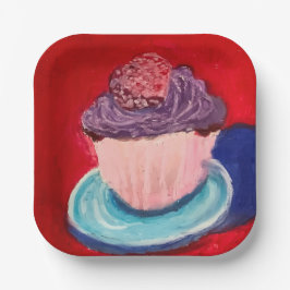 Cute Cupcke Pappteller