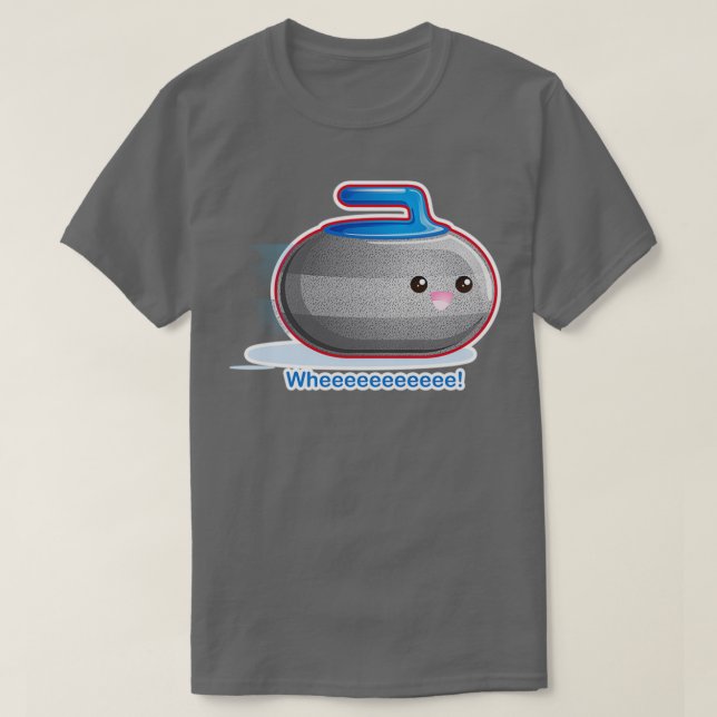 Cute Curling Stone Essential Classic TShirt (Design vorne)